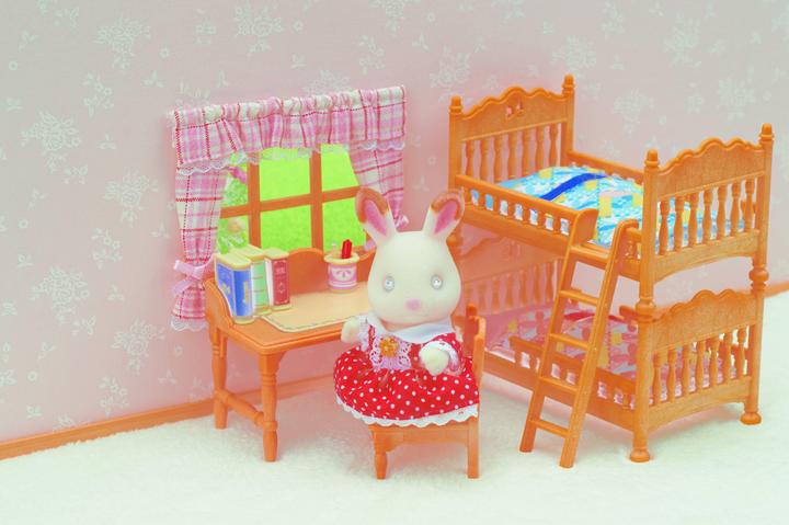 Actual product image Sylvanian Families Children's room with bunk bed