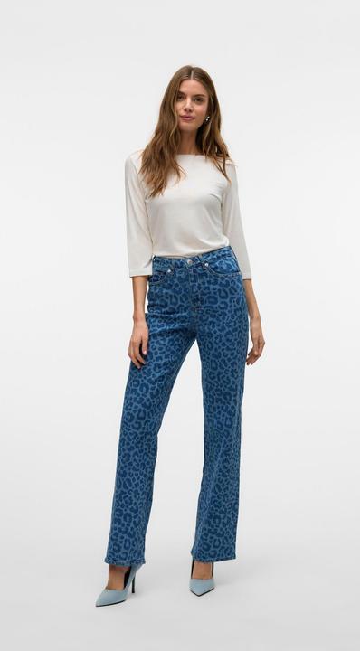 Actual product image Vero Moda VMTESSA Hohe Taille Jeans Weit geschnitten (26)