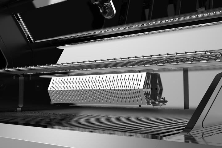 Produktbild Grillfürst G621G 6-Brenner Edelstahl-Gasgrill mit Hochtemperaturbrenner, Heckbrenner und Gusseisen R (21 kW)