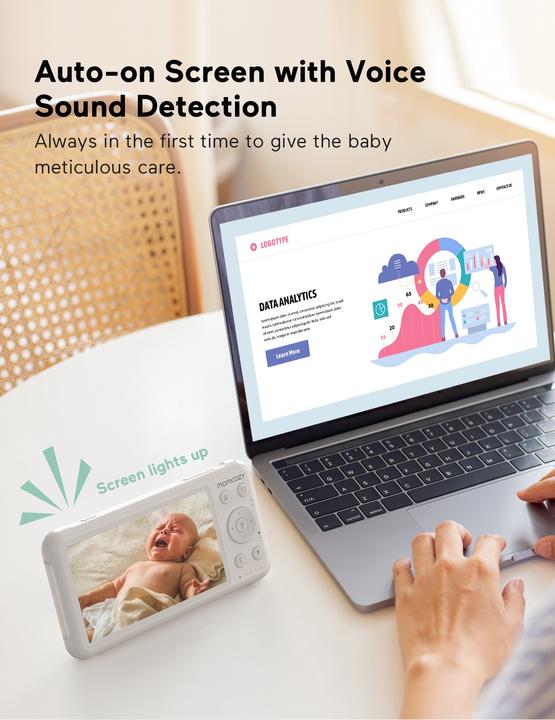 Immagine prodotto Momcozy Video baby monitor (Video e audio, 300 m)