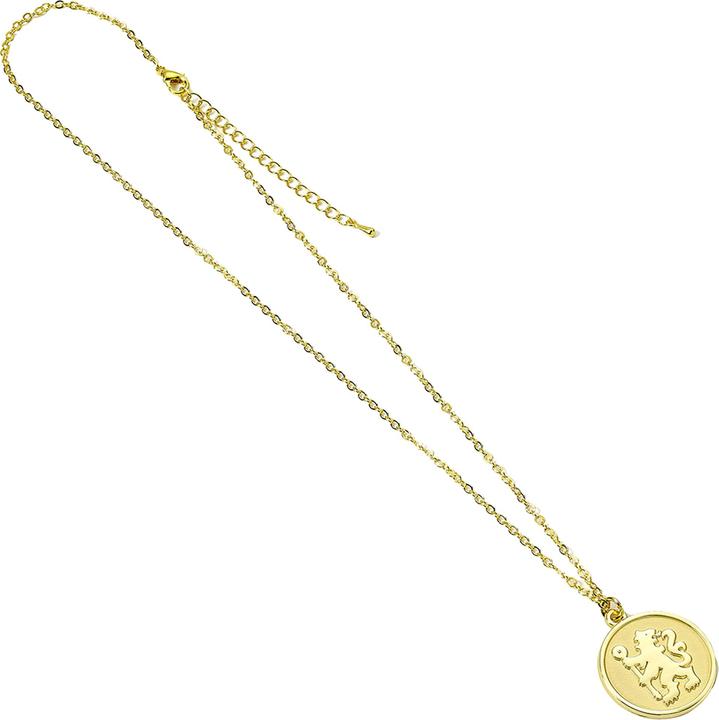 Actual product image Chelsea FC Gold Painted Crest Necklace & Pendant (100% synthetic material)