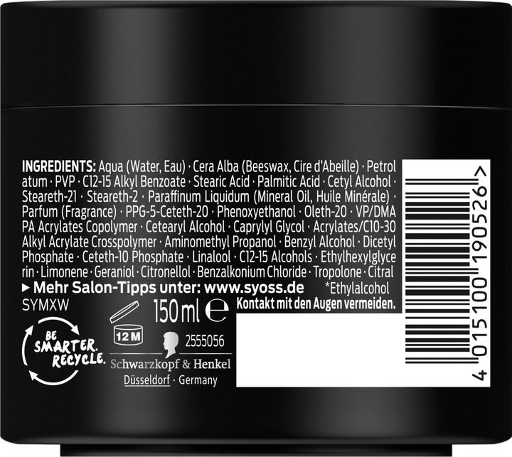 Actual product image Syoss Wax Max Hold (Hair wax, 150 ml)