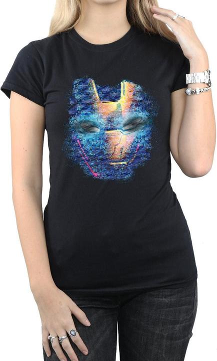 Image du produit - T-shirt IRON MAN DISTRESSED HEAD - Femme (S)
