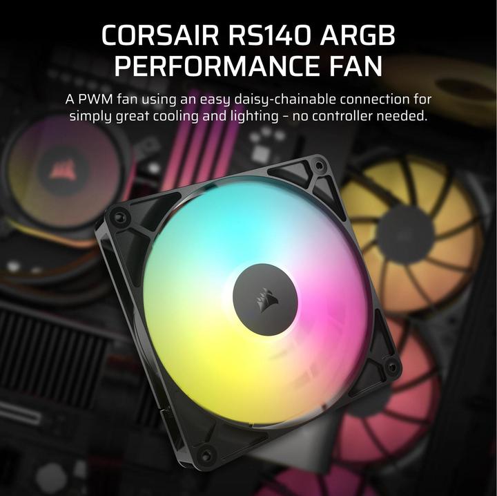 Produktbild Corsair RS140 ARGB (140 mm, 2 x)