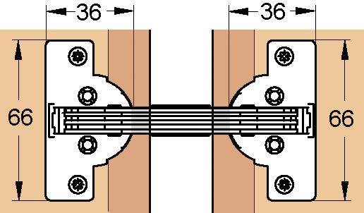 Immagine prodotto Werkstarck Cerniere ad angolo per frontali di porte con angoli di 22,5/45