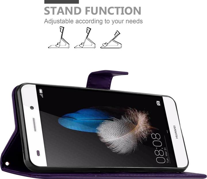 Actual product image Cadorabo Flower Book Cover (Huawei P8 Lite)