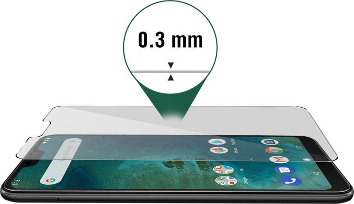 Actual product image Avizar Crystal clear film, glass screen protector (1 Piece, Mi A2 lite)