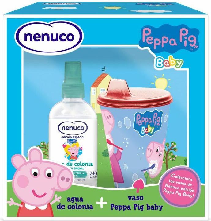 Actual product image Nenuco Peppa Pig Eau De Cologne Spray 240ml Set 2 items (Eau de cologne)