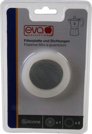 Produktbild Eva- Kochen und Haushalt Eva Ersatzfilter Aluminium2 Silikondichtungen 3 t