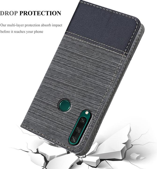Actual product image Cadorabo Book Jeans Optics Cover (Huawei Y6p)