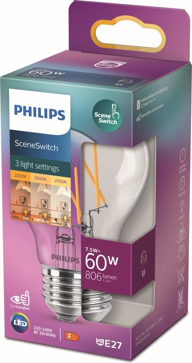 Actual product image Philips Professional LED SceneSwitch (E27, 7.50 W, 806 lm, 1 x, F)