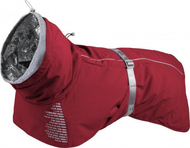 Actual product image Hurtta Winter coat Extreme Warmer wine red, 55 (M, Dog coat)