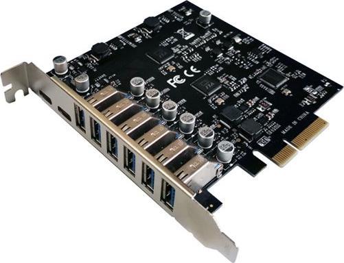Produktbild MicroConnect PCIe X4 ASM3142 10Gbps USB-C
