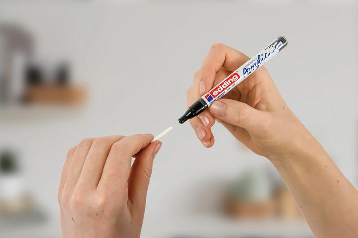Actual product image Edding Acrylic Marker Replacement Tips (White, 2 mm, 5 x)