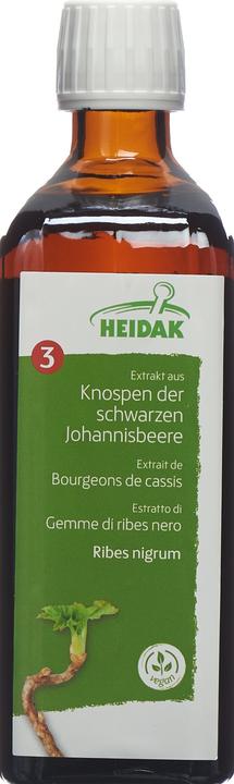 Produktbild Heidak Knospe Johannisbeere Ribes nig Glycerin Mazeration (1 Stück, Flüssigkeit, 1026 g)
