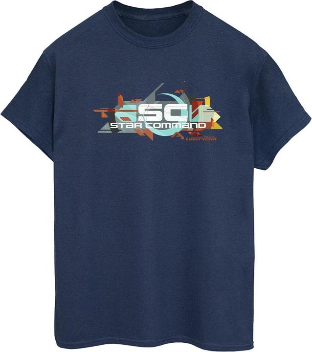 Immagine prodotto Disney Lightyear Star Command Graphic Title Maglietta Ampia Donna (XL)