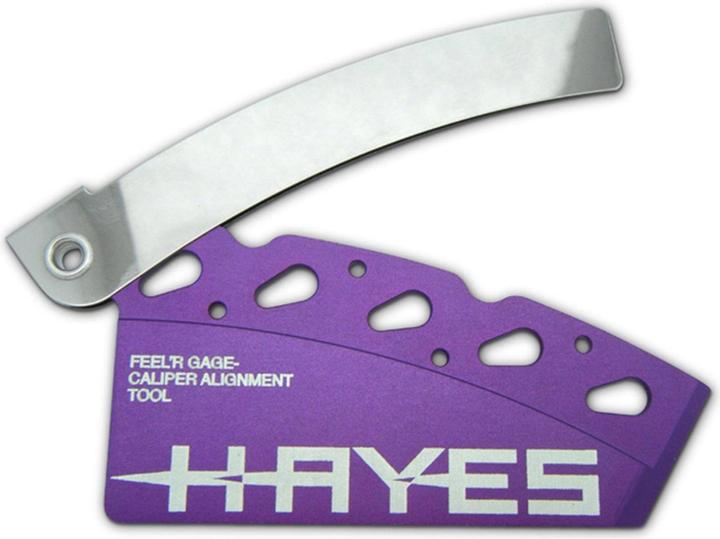 Actual product image Hayes Feel'r Gauge Brake Alignment Tool Purple