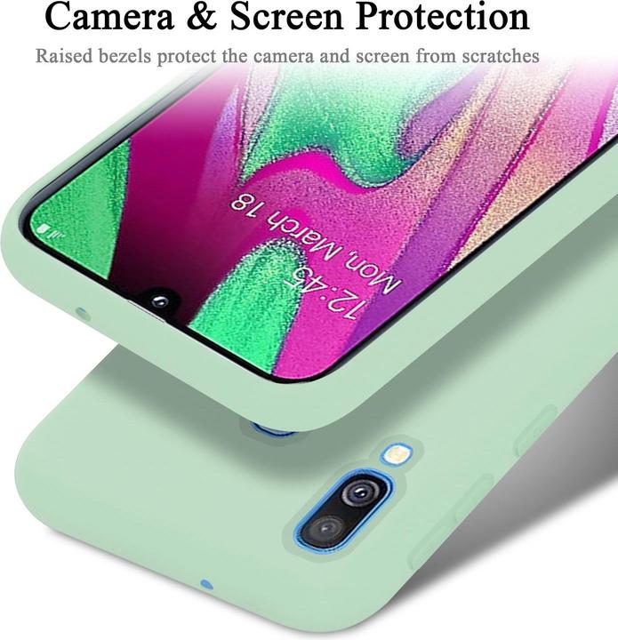 Image du produit Cadorabo TPU Liquid Silicone Case Cover (Samsung Galaxy A40)