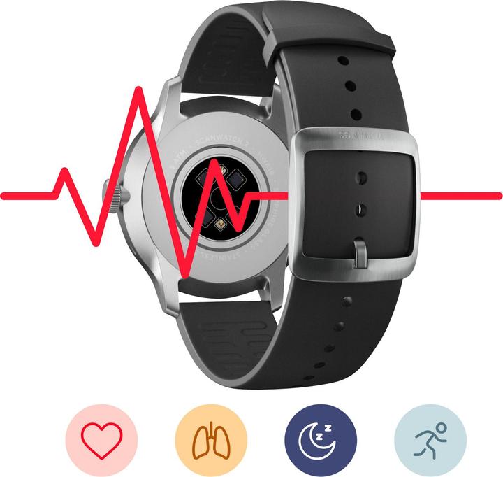 Actual product image Withings ScanWatch 2 (42 mm, WLAN only)