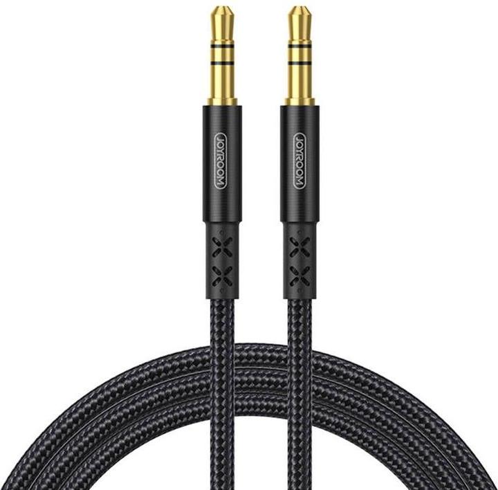 Produktbild Joyroom SY-20A1 AUX car stereo audio cable 2M Black (2 m, 3.5mm Klinke (AUX))