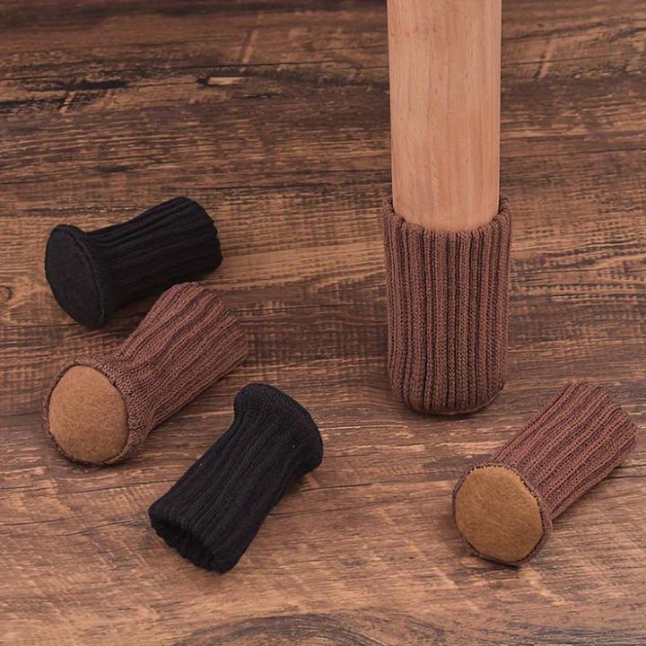 Produktbild PhoneLook Dekorative Stuhl- und Tischbein Socken Universelle Schutz Stulpen schoner (4 Stück)