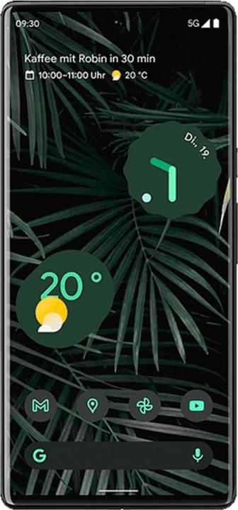 Produktbild Google Pixel 6 Pro (128 GB, Stormy Black, 6.70", SIM + eSIM, 50 Mpx, 5G)