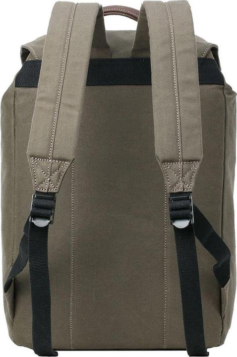 Actual product image Troop London Heritage Waxed Canvas Laptop Backpack