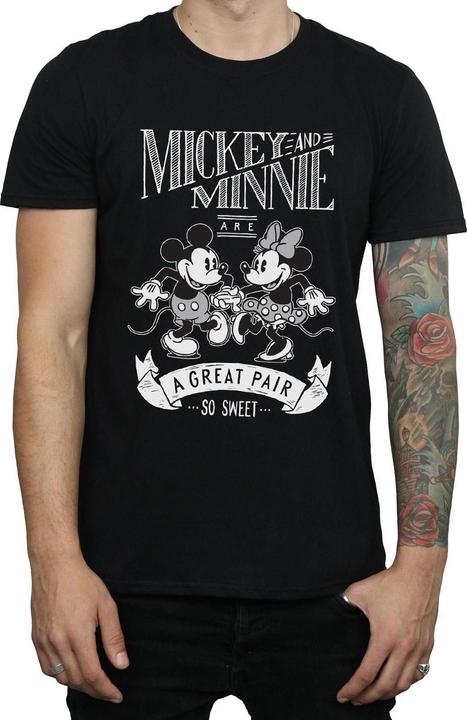 Actual product image Disney Mens Mickey And Minnie Mouse Great Pair T-Shirt (3XL)
