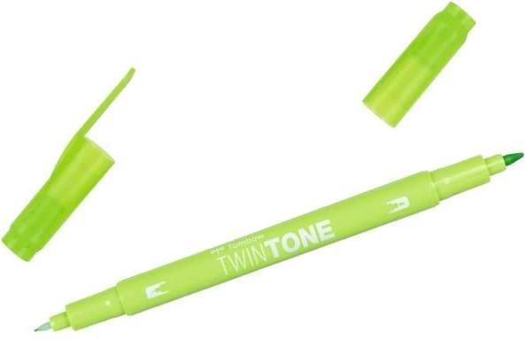 Immagine prodotto Tombow Penne in fibra Twintone (50, Verde lime, 1 x)