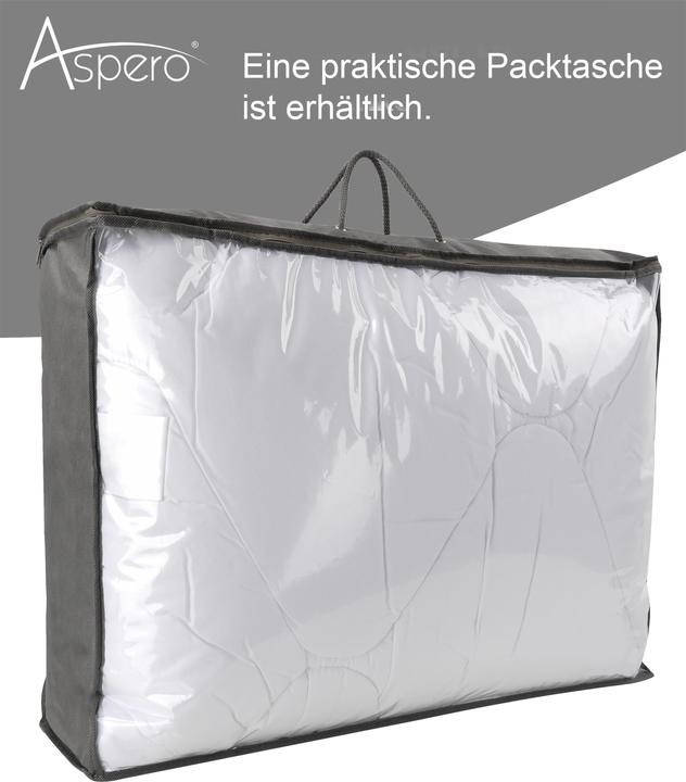 Actual product image Aspero 2 x all-season duvet CAEN - 9179 (2400 g, 155 x 220 cm)