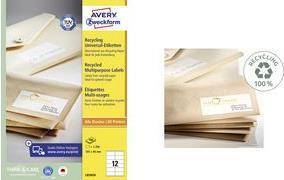 Actual product image Avery Recycling Universal Labels