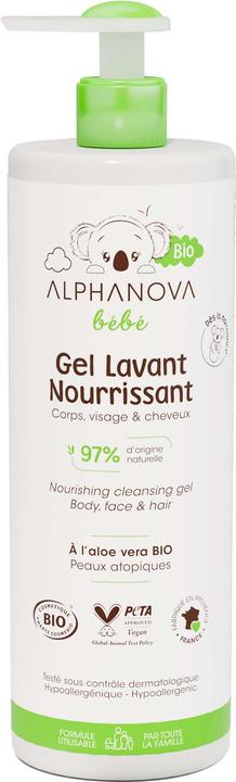 Produktbild Alphanova Baby Mildes Waschgel atopische Haut Bio