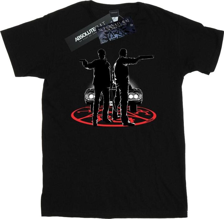 Actual product image Supernatural Mens Sam And Dean Silhouette T-Shirt (M)