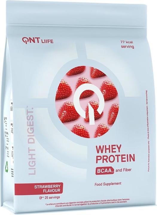 Actual product image QNT Whey Protein Light Digest 500g (Strawberry, 1 pcs., 500 g)