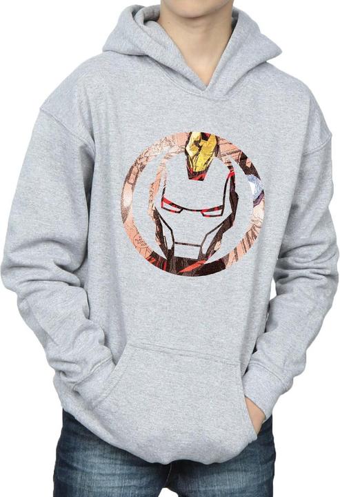 Produktbild Iron Man Montage Symbol Kapuzenpullover Jungen (140, 146)