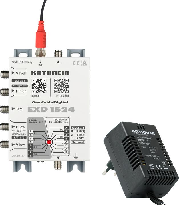 Immagine prodotto Kathrein EXD 1524 Multiswitch Segnale satellitare/terrestre (EXD 1524) (Vari)