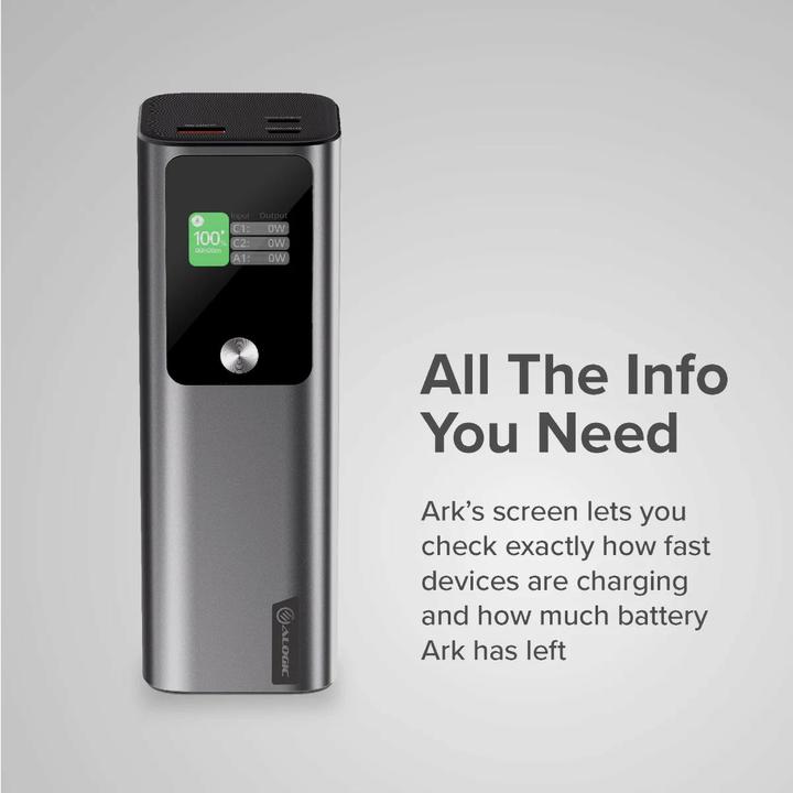 Image du produit Alogic ARK 27.000MAH POWER BANK (27000 mAh, 140 W, 99.90 Wh)