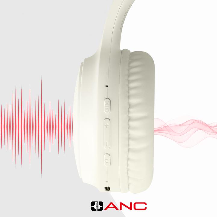 Produktbild xO Bluetooth-Kopfhörer BE41 weiss ANC (ANC, 8760 h, Kabellos)