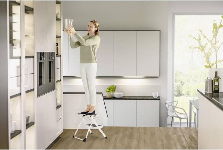 Produktbild Hailo MK60 StandardLine, Stahl-Trittleiter, 2 Stufen (Stehleiter, 50 cm)