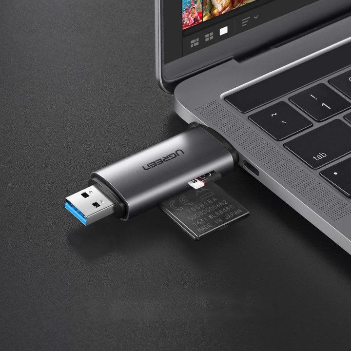 Actual product image Ugreen USB-C and USB-A - TF SD 3.0 (USB, USB-C)