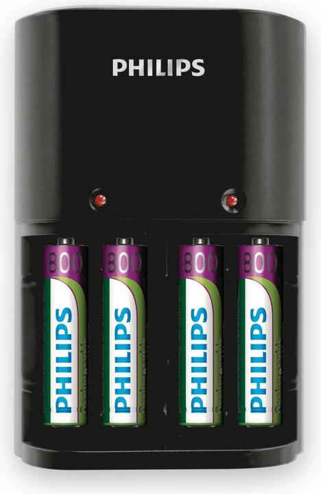 Philips Caricabatterie MultiLife SCB1450NB/12 (4 pz., AA, AAA, 800 mAh, Batteria + Caricabatterie)