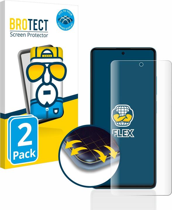 Produktbild BROTECT Full-Cover Displayschutz (2 Stück, Xiaomi Poco F5)