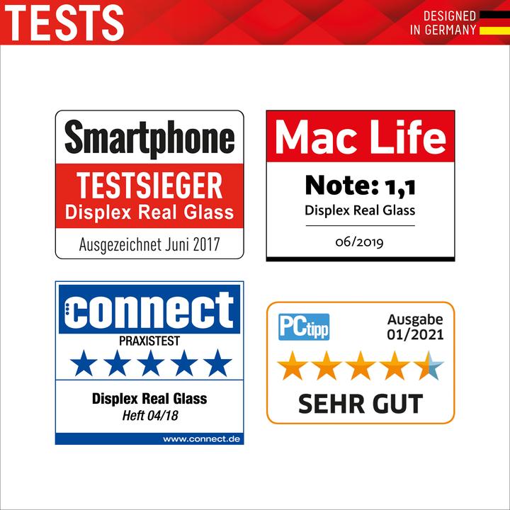 Produktbild Displex Real Glass, 2D Panzerglas + Handyhülle (1 Stück, Apple iPhone 6, Apple iPhone 8, Apple iPhone 7, Apple iPhone SE (2nd Gen), Apple iPhone SE (3rd Gen))