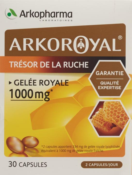 Produktbild Arkopharma Arkoroyal Premium Gelée Royal Kapseln 1000mg (30 Stück, Kapseln, 46 g)