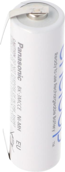 Image du produit Panasonic Accu Eneloop BK-3MCC Mignon AA avec cosse à souder en forme de U (1 pcs, AA, 2000 mAh)