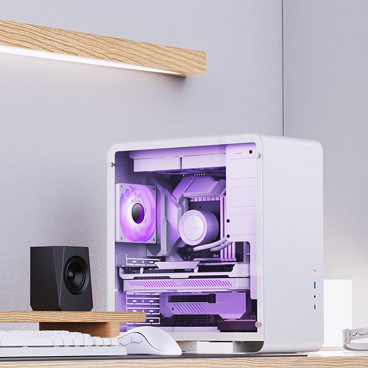 Actual product image Jonsbo U4 Pro Midi-Tower, Tempered Glass (ATX, Mini-ITX, Mini-ATX)