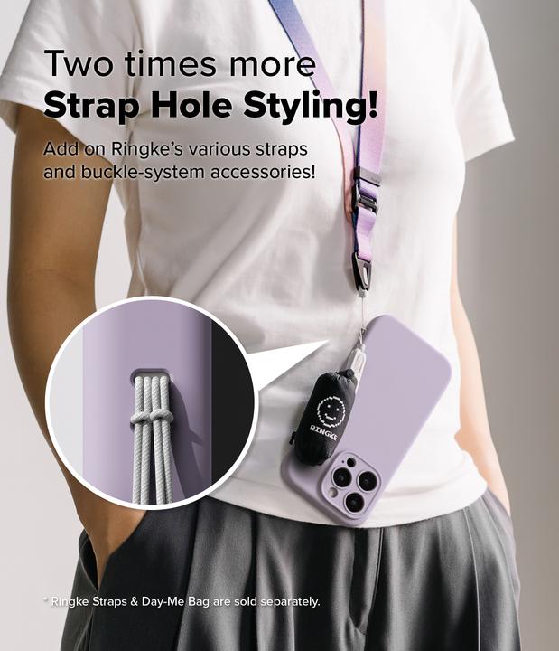 Produktbild Ringke Case for iPhone 16 Pro Max SILICONE MAGNETIC LIGHT PURPLE (Apple iPhone 16 Pro Max)