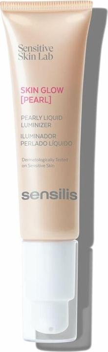 Sensilis Skin Glow Pearl Liquid Pearl Illuminator Feuchtigkeitsspendend und aufhellend für alle Hauttypen (Orange)
