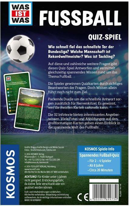 Actual product image Kosmos What is what - Football Quiz (German)