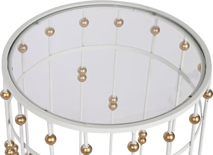 Immagine prodotto Esprit Set of 2 tables Home White Golden 42 x 42 x 55 cm (42 x 42 x 55 cm)